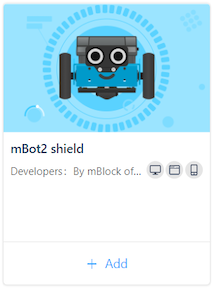 mBot 2 Shield hinzufügen
