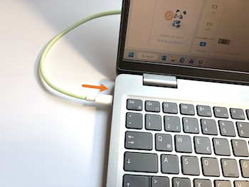 PC mit USB verbinden